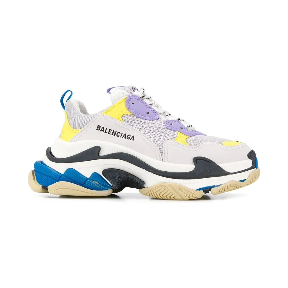Balenciaga Triple S Purple Yellow Blue (W)