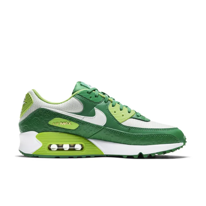 Nike Air Max 90 St Patricks Day (2021) – “White / Green-gold” (DD8555-300)