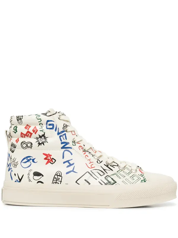 Givenchy City Sneakers mit Logo-Print – Weiß (BH005LH19F)