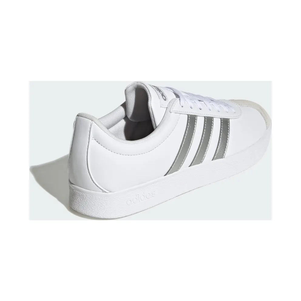 Adidas VL Court Base Cloud White / Silver Metallic / Grey One (ID3716)
