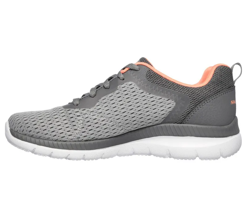 Skechers Bountiful – Quick Path Sneaker Grey/Coral