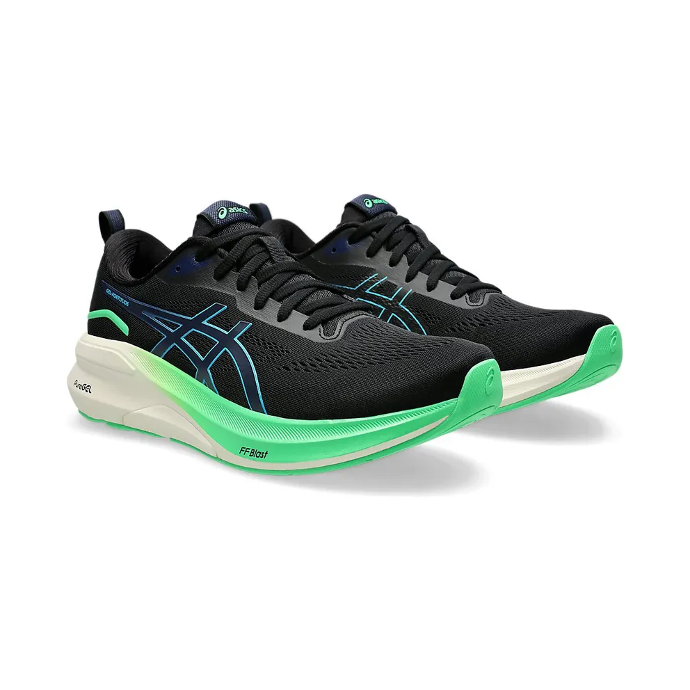 ASICS GEL-FORTITUDE “Black / Digital Aqua” (1011B989-001)