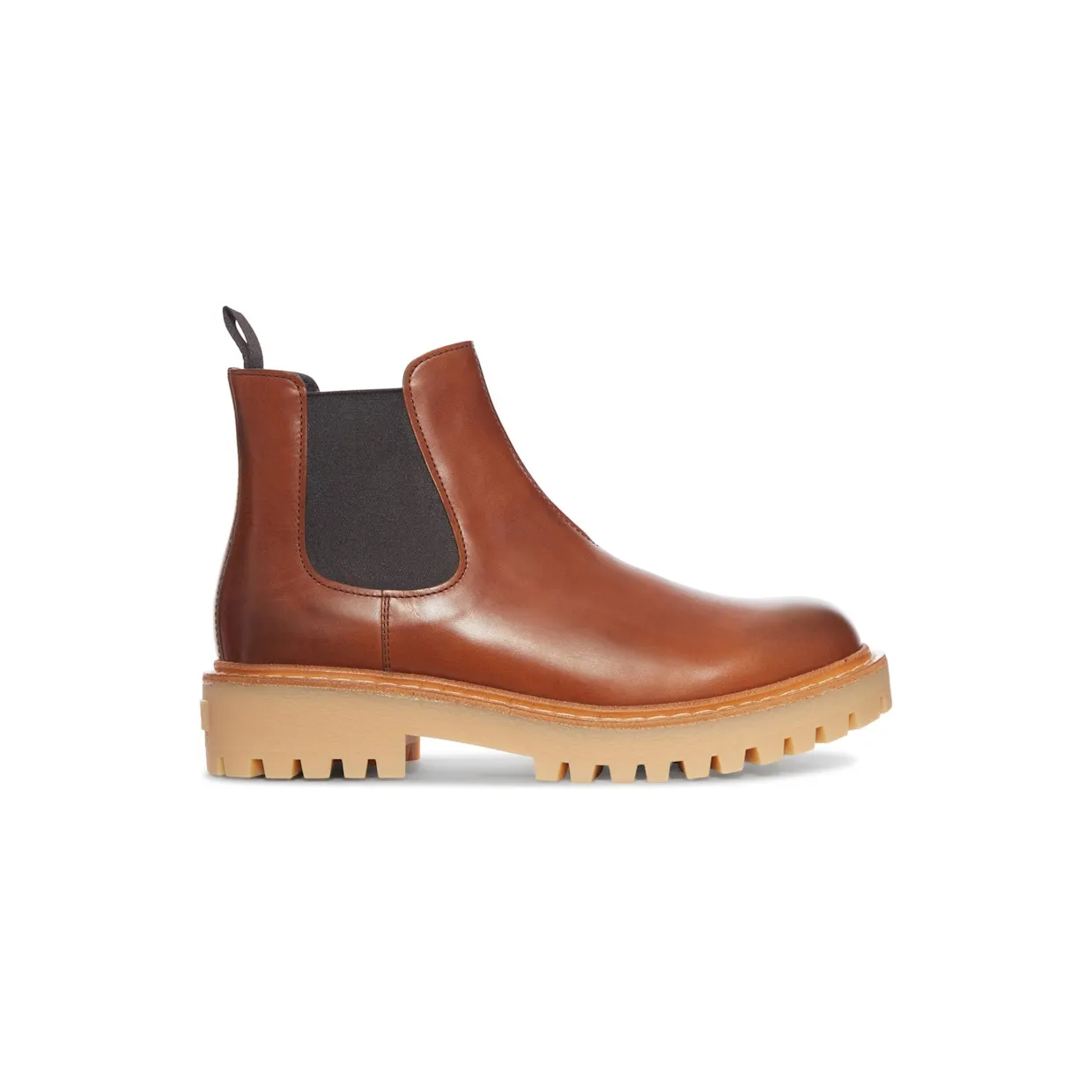 Prada Chelsea Ankle Boot Brown Smooth Calf Leather (2TE211FG000070)
