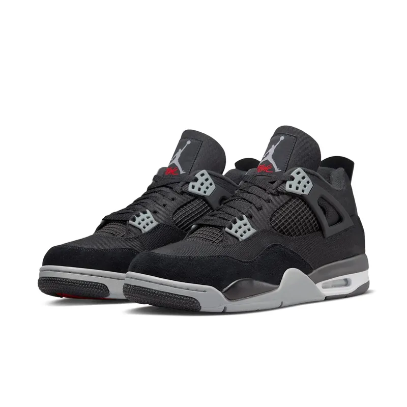 Air Jordan 4 “Black Canvas” (DH7138-006)