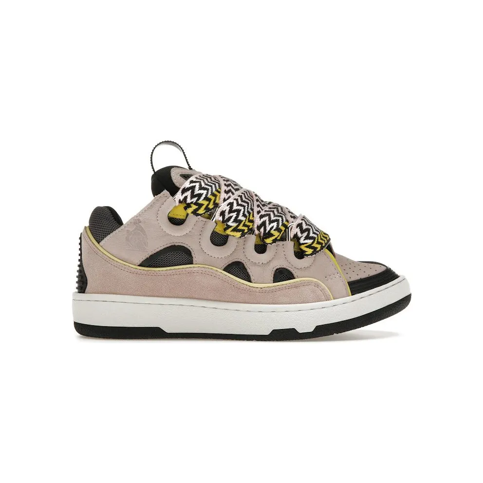 Lanvin Curb Sneaker Pink Black Yellow (FW-SKDK02-DRAG-E225010)