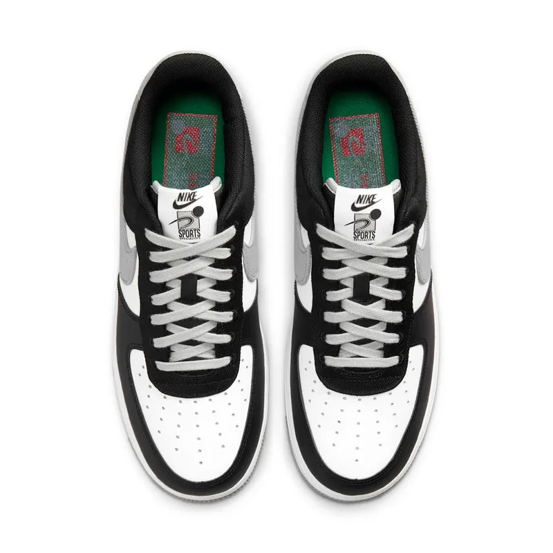 Nike Air Force 1 LV8 EMB ‘Black Flat Silver’ (2021) (CT2301-001)