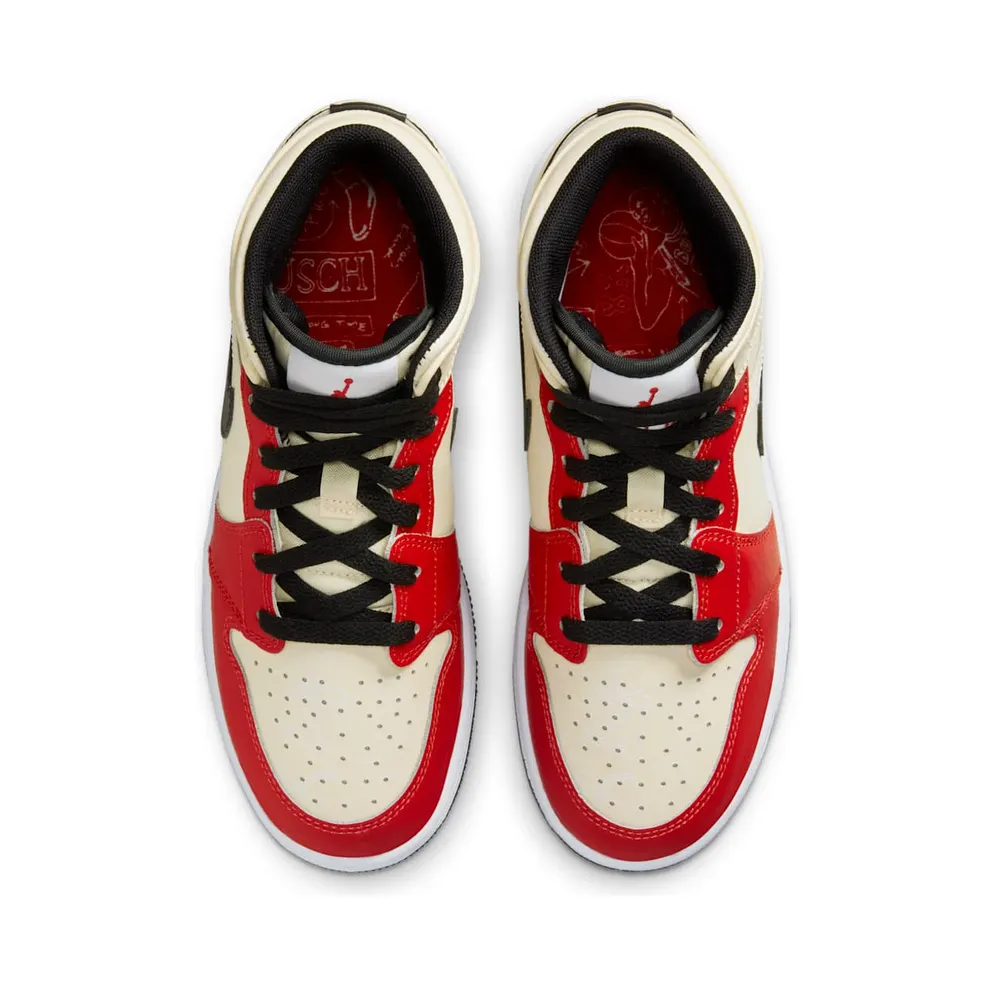Jordan 1 Mid SS GS “Dunk Contest ’88” (DV7012-100)