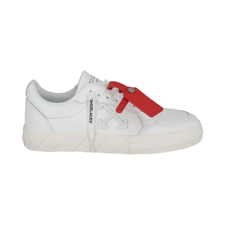 OFF-WHITE Vulcanized Leather Low-Top White (IA085C99 LEA002 101 10325)