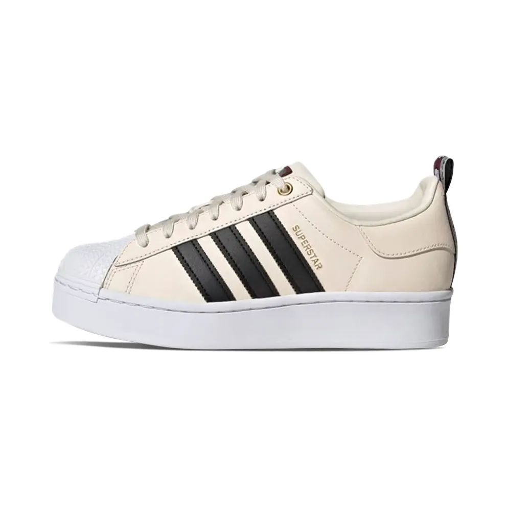 adidas Superstar Bold Schuh Wonder White / Core Black / Victory Crimson (H00636)