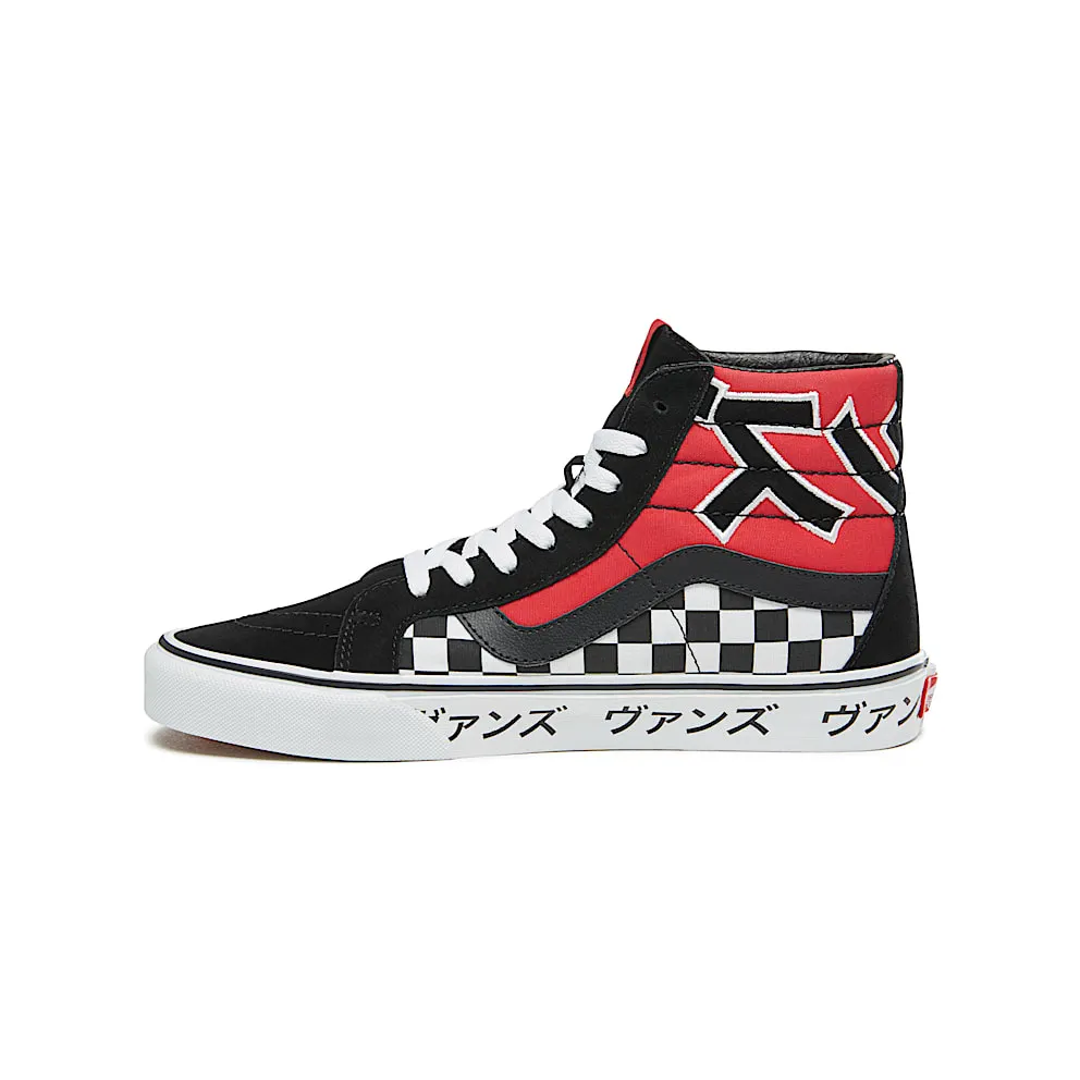 Vans Sk8-Hi Japanese Type Black Red Black/White-Racing Red (VN0A2XSBSJY)