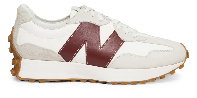 New Balance 327 STAUD (W) White/Burgundy (WS327SG)