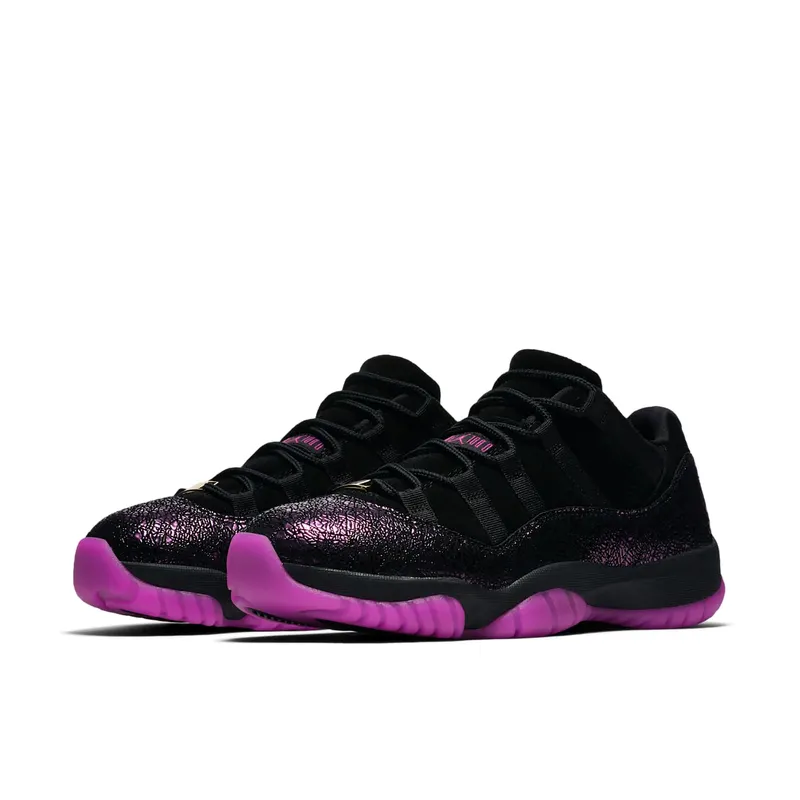 Jordan 11 Retro Low Think 16 Rook To Queen (W) Black/Fuchsia Black (AR5149-005)