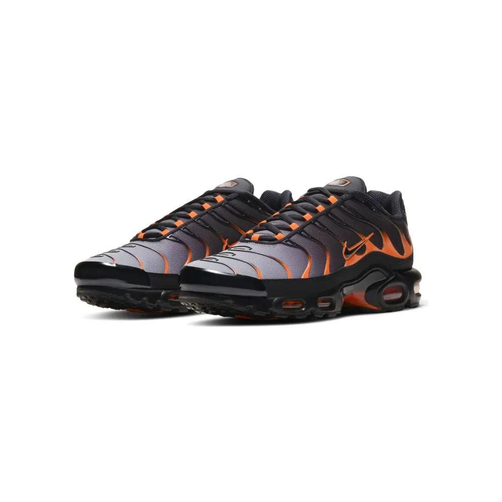Nike Air Max Plus “Black / Team Orange / Iron Grey” (DD7111-002)