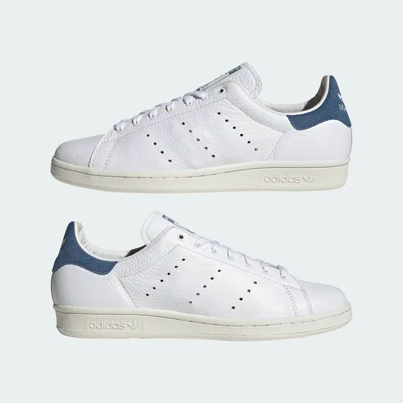 Adidas STAN SMITH 80s Shoes Cloud White / Focus Blue / Off White (KZ6938)