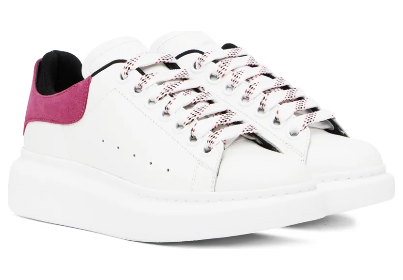Alexander McQueen White Larry Sneakers (697103WICGH) (4)