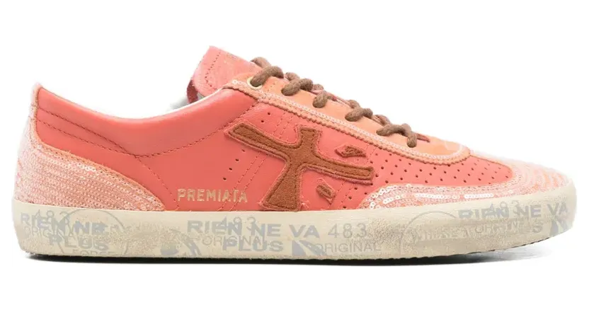Premiata David met pailletten “Orange” (DAVIDD8295)