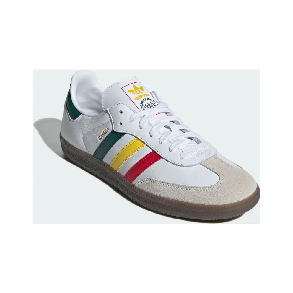 adidas Samba OG Cloud White / Yellow / Collegiate Green (IH3118)