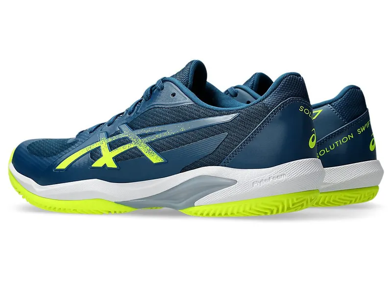 ASICS SOLUTION SWIFT FF 2 CLAY “Mako Blue / Safety Yellow” (1041A467-400)