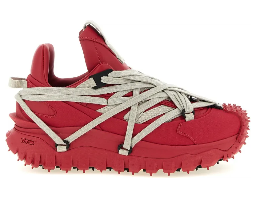 Rick Owens Moncler + Rick Owens Trailgrip Megalace “Red” (MU01F4M10M4321451)