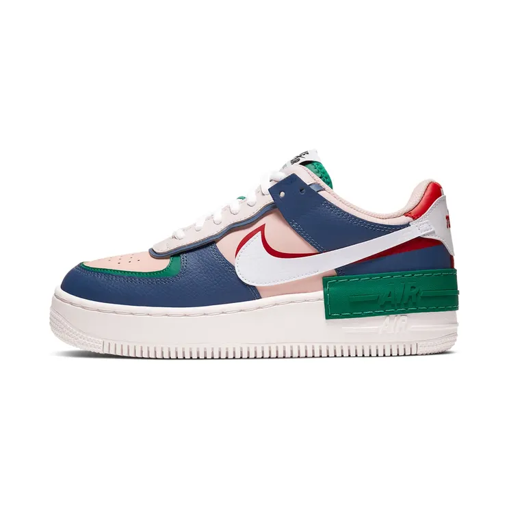 Nike Air Force 1 Shadow “Mystic Navy / Echo Pink / Gym Red / White” (CI0919-400)