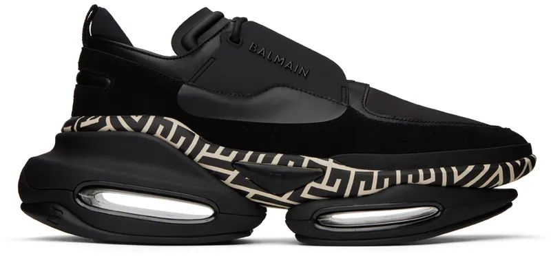 Balmain Monogram B-Bold Low-Top “Black” (YM0VI277LSOM)