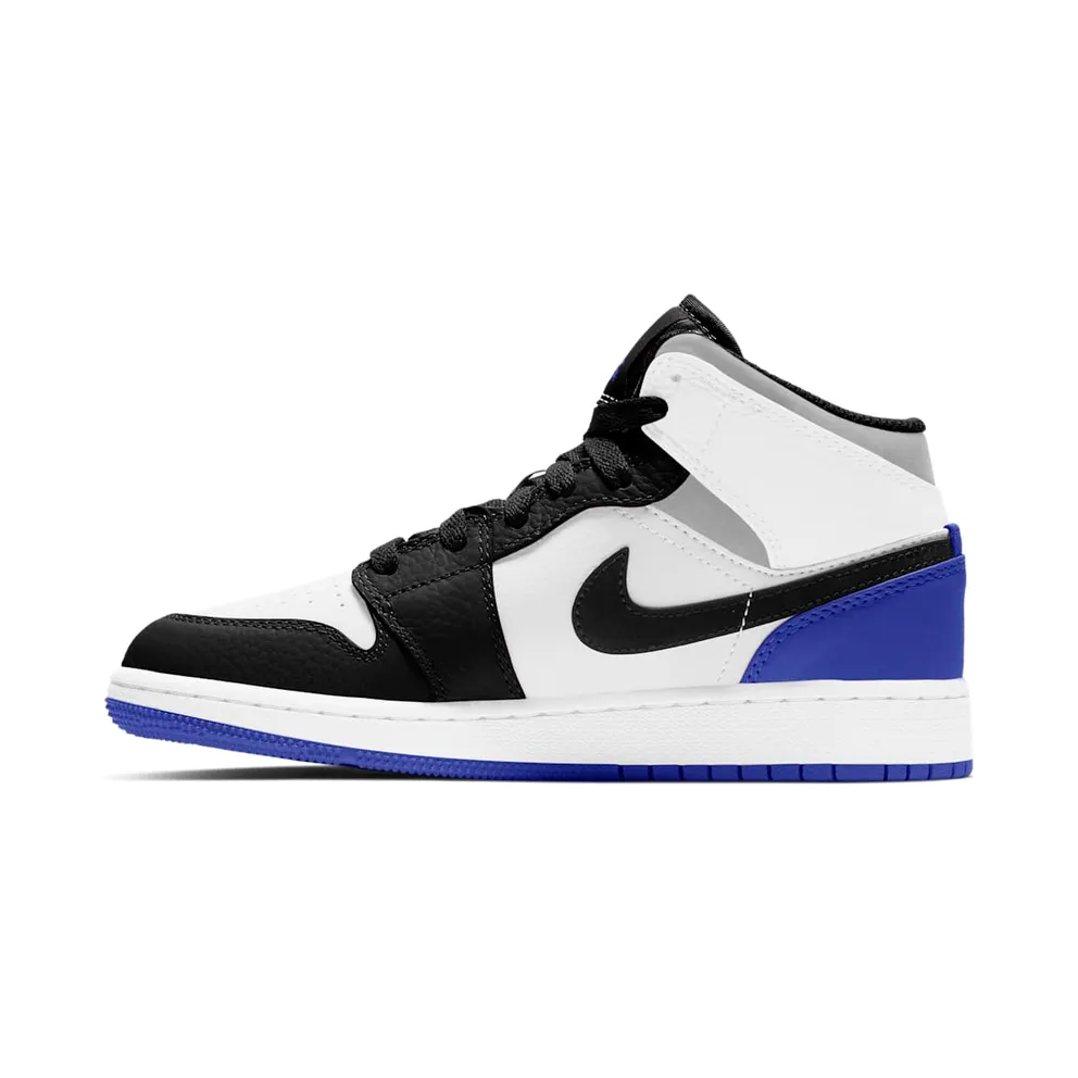 Jordan 1 Mid SE White Black Royal (GS)