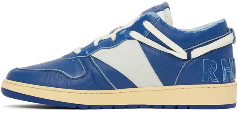 Rhude SSENSE Exclusive Navy Rhecess Low (RHFW21FO30039302)