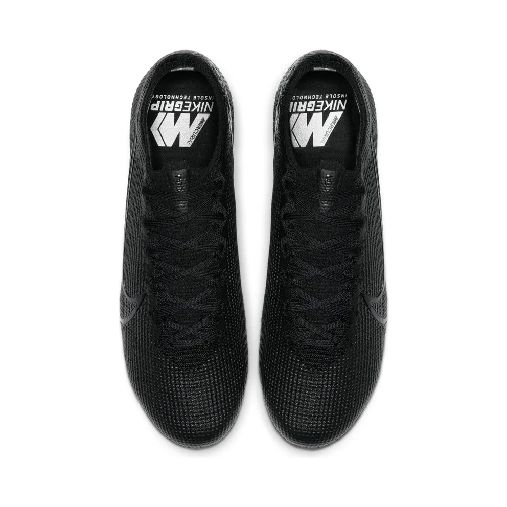 Nike Mercurial Vapor 13 Elite FG Black Black/Black-Matte Silver-Metallic Cool Grey (AQ4176-001)