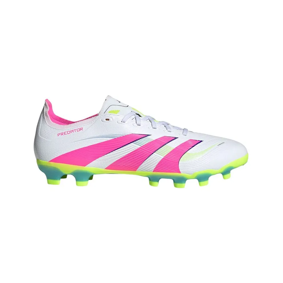 adidas Predator League MG Cloud White Lucid Pink Lucid Lemon (ID3773)