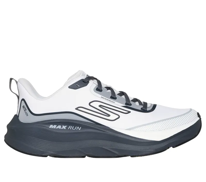 Skechers Waterproof: Max Run – Vorteza Sneaker White/Houtskool
