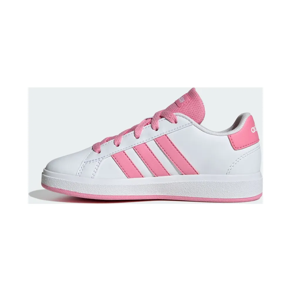 Adidas Grand Court Lifestyle Tennis Lace-Up Cloud White / Bliss Pink / Core Black (JS4345)