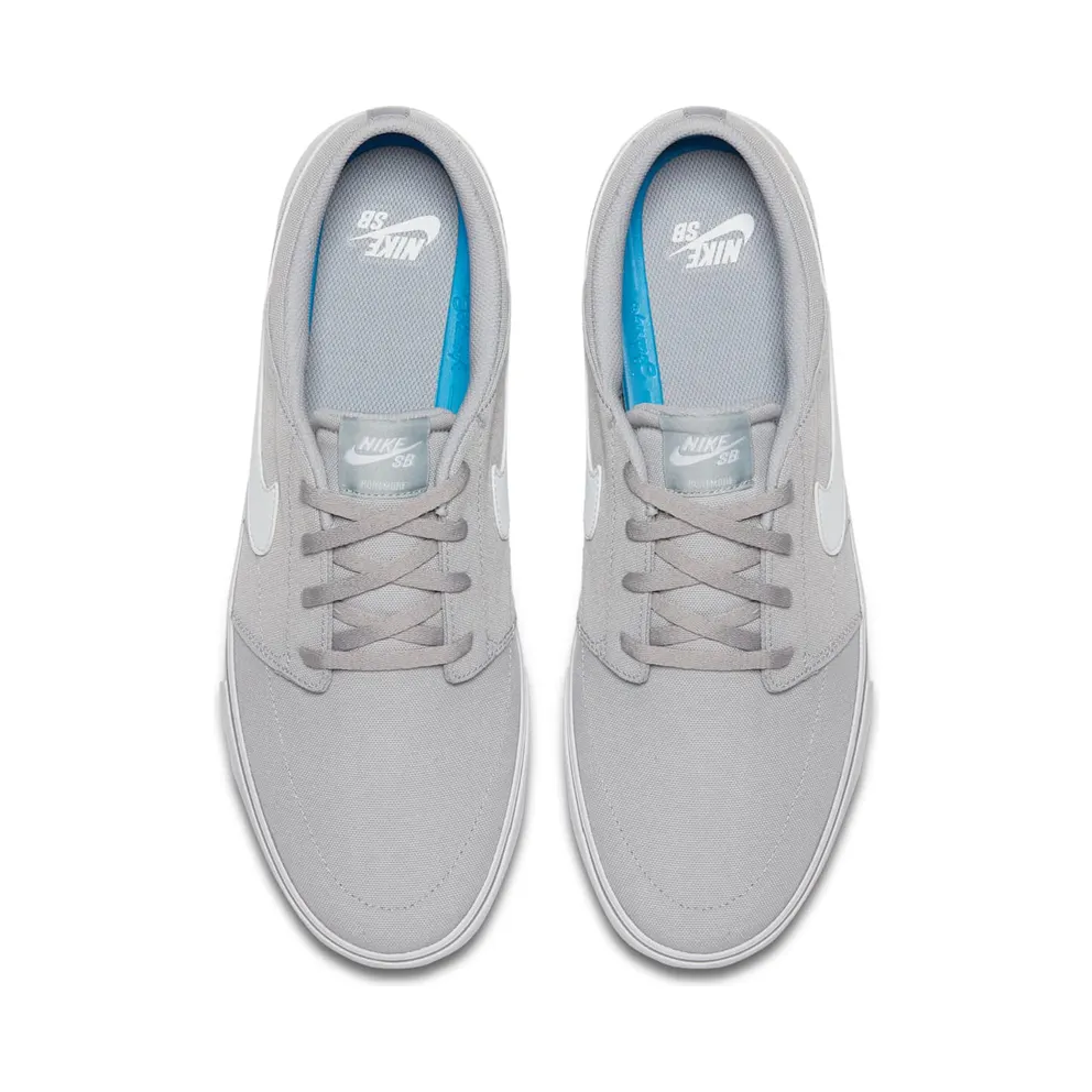 Nike SB Solarsoft Portmore 2 Wolf Grey Wolf Grey White White (880268-011)