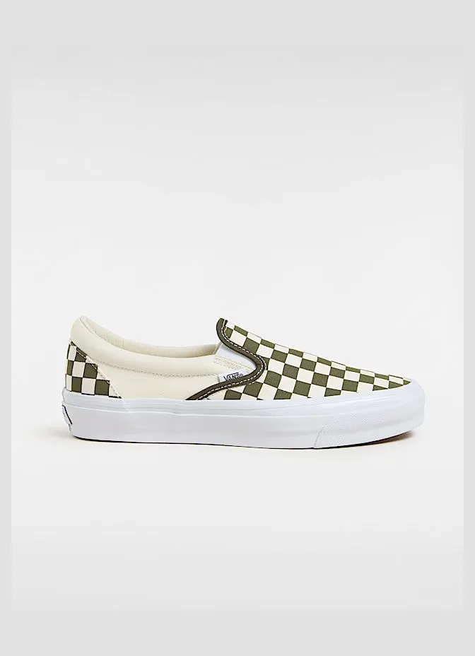 Vans Classic Slip-On 98 LX Checkerboard Grape Leaf Green (VN000D5AKCZ)