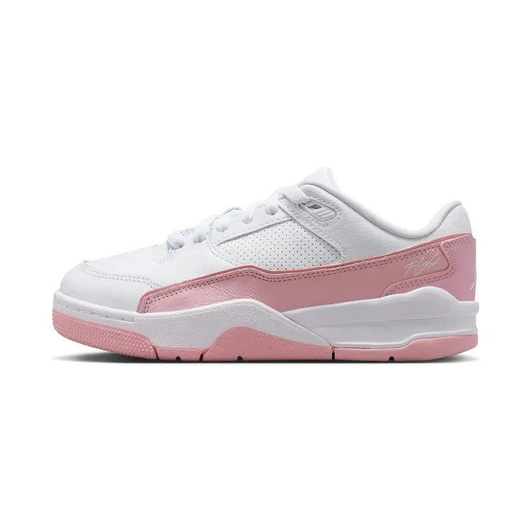 Jordan Flight Court “White / Medium Soft Pink” (HF3333-161)