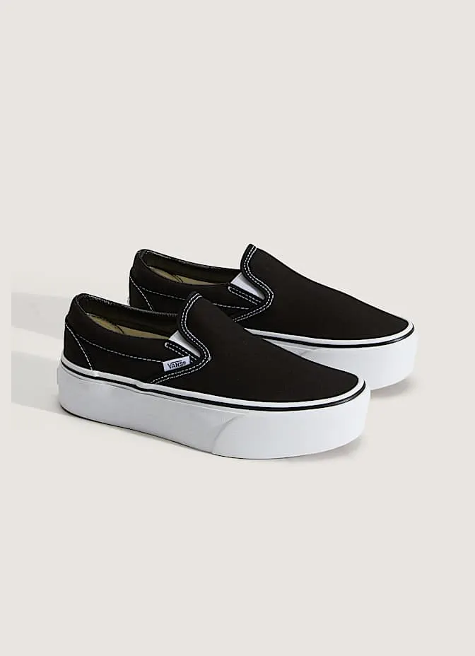 Vans Classic Slip-On Stackform Black White (VN0A7Q5RBMX)