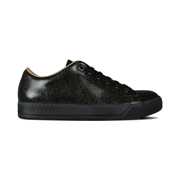 Lanvin DBB1 leren met gebarsten effect “Black” (FMSKDBNCARMYA19)