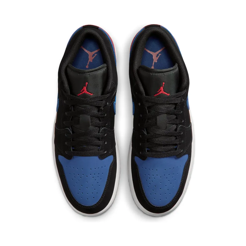 Air Jordan 1 Low “Black True Blue Summit White” (553558-049)