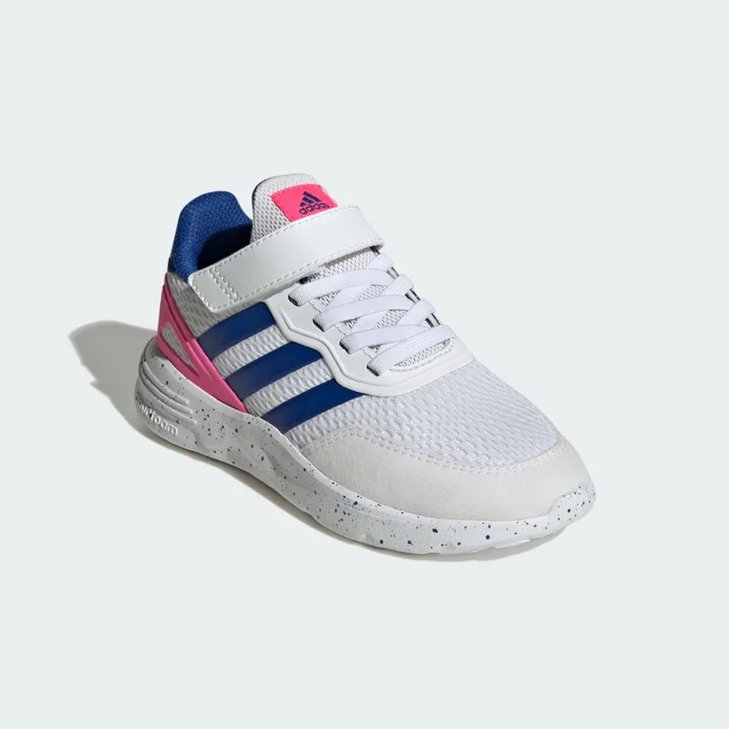 Adidas Nebzed Elastic Lace Top Strap Cloud White / Royal Blue / Lucid Pink (IG7250)