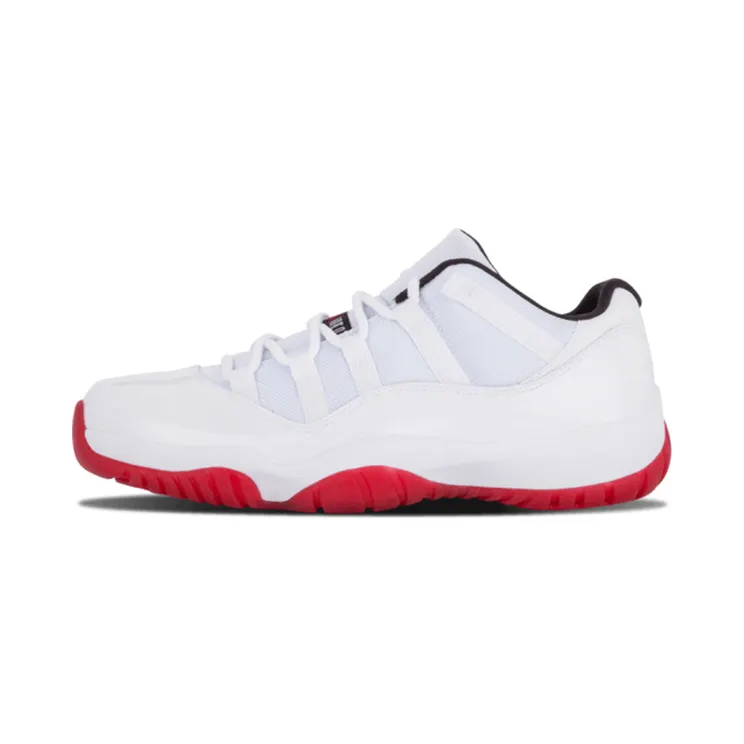 Air Jordan 11 Retro Low White Varsity Red (528895-101)