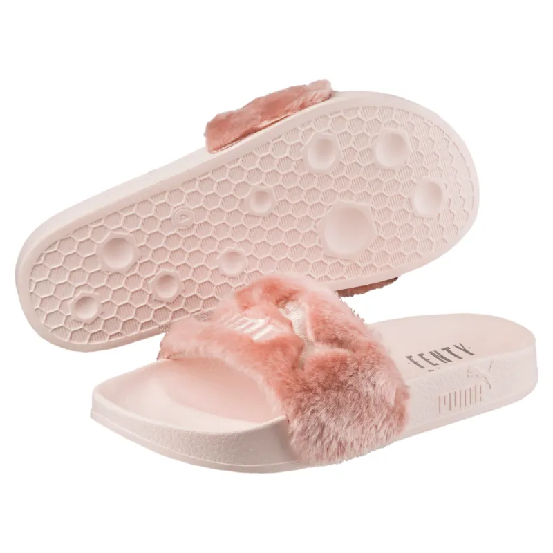 Puma Fur Slide Fur Slide Pink (W) Shell (362266-04)