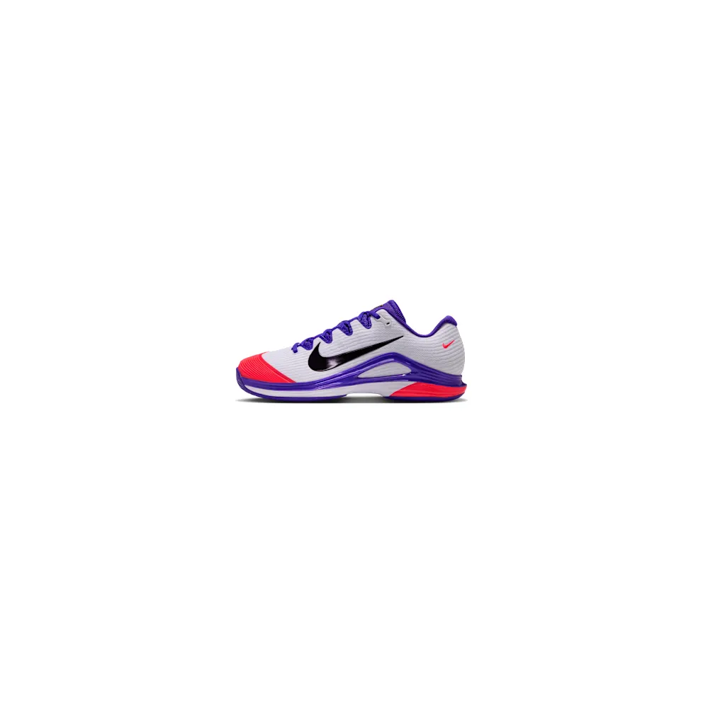 Nike Vapor 12 PRM Hard Court “White / Dark Concord / Bright Crimson / Burgundy Ash” (JA1447-100)