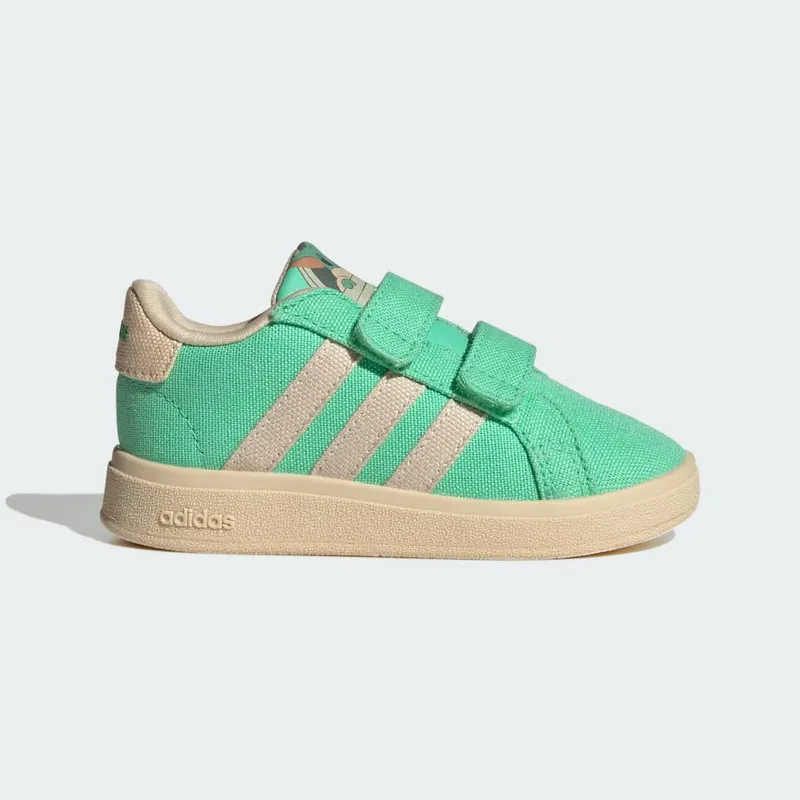 adidas Grand Court x Disney Grogu Green Glow / Sand Strata / Sand Strata (IG0450)
