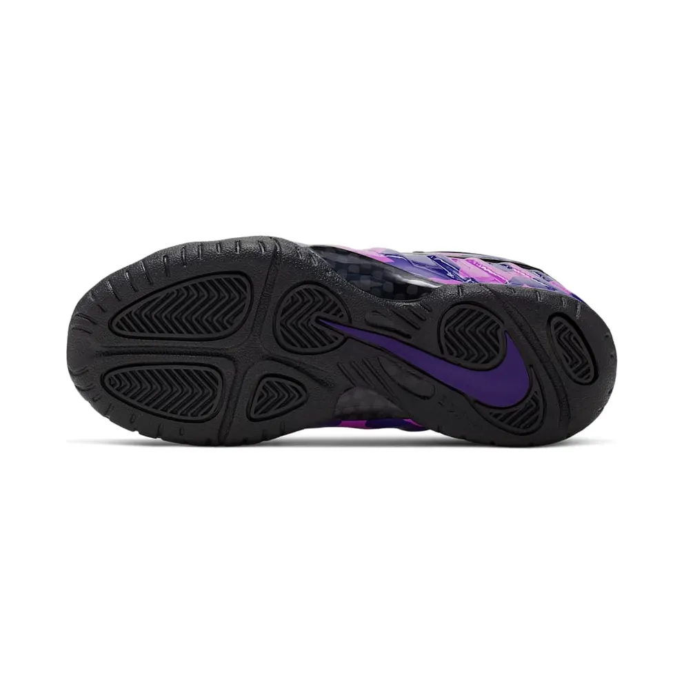 Nike Air Little Posite Pro Purple Camo (PS) Black/Court Purple-Hyper Violet (843755-012)