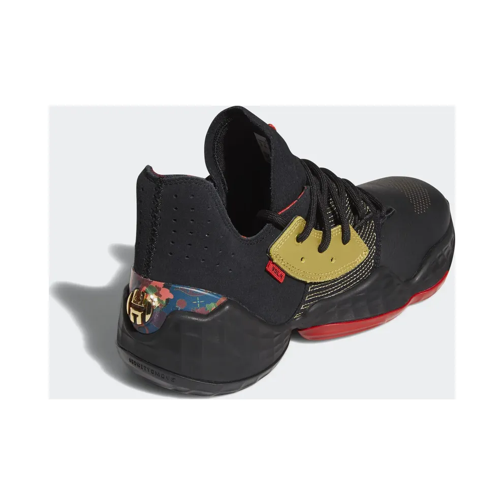 adidas Harden Vol. 4 Forbidden City Chinese New Year (2020) Core Black/Gold Metallic/Scarlet (FW3136)