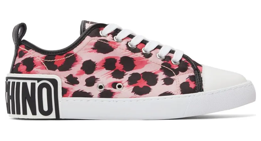 Moschino Pink Leopard Satin 600 Rosa (MA15422G1D MW0)