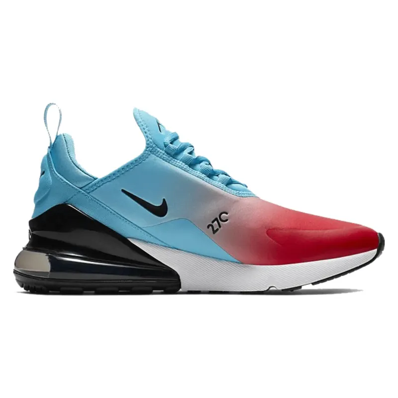 Nike Air Max 270 Firecracker Blue Fury/White-University Red-Black (CJ0767-400)