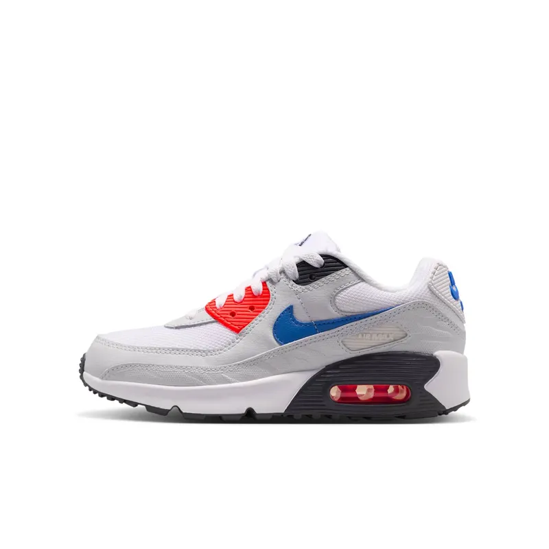 Nike Air Max 90 White/Photon Dust/Bright Crimson/Game Royal (IR3589-100)
