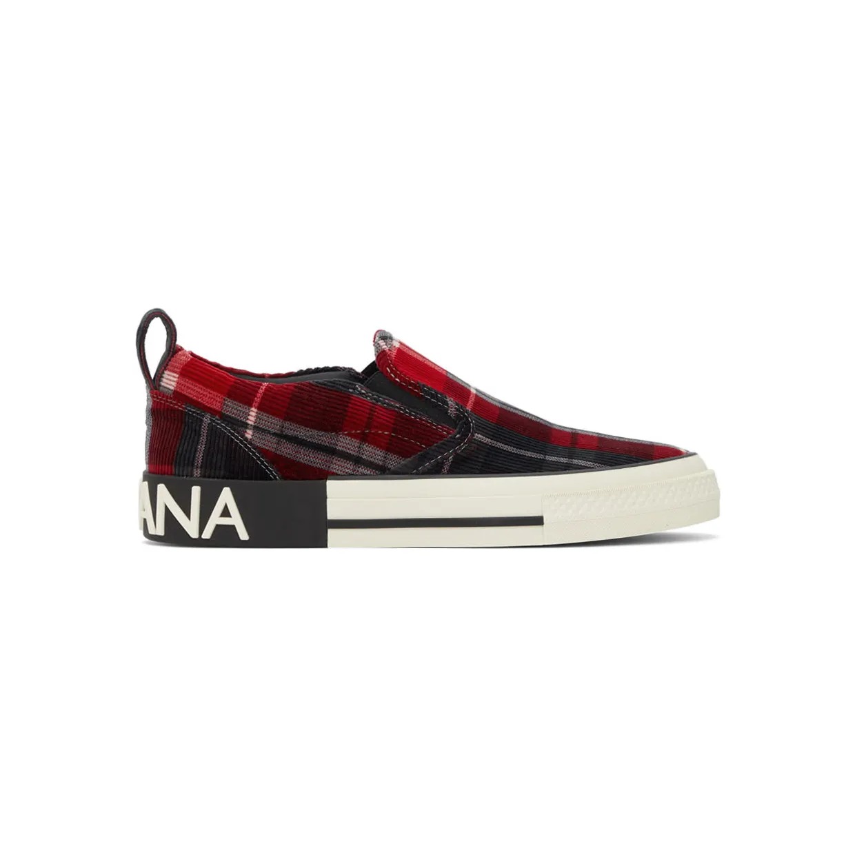 Dolce & Gabbana Red Check Custom 2.Zero Sneakers (CS1900-AQ009)