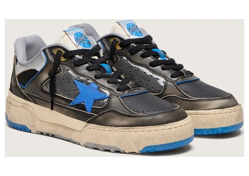Golden Goose Forty2 In Black Foam Rubber And Leather With Tpu Star And Black Leather Heel Tab (GMF00630.F007959.90509) (2)