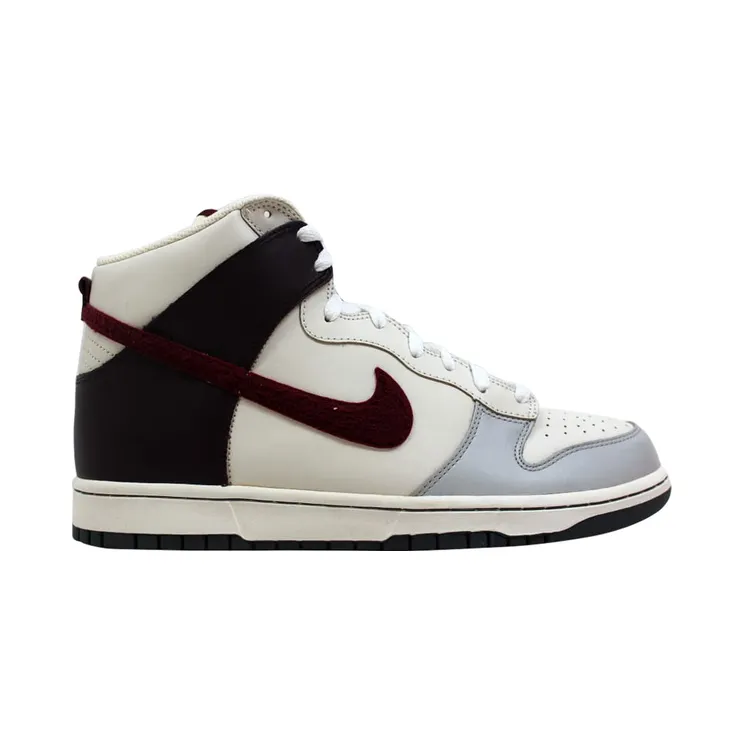 Nike Dunk High Neutral Grey/Deep Garnet-Sail